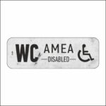Πινακίδα σήμανσης WC AMEA - Image 5
