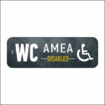 Πινακίδα σήμανσης WC AMEA - Image 3