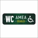 Πινακίδα σήμανσης WC AMEA - Image 2