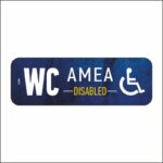 Πινακίδα σήμανσης WC AMEA