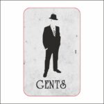 Πινακίδα σήμανσης WC Ανδρών 04