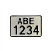 Πινακίδα κυκλοφορίας για μηχανάκι 50cc (15x10 cm)