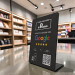 google reviews stand black logo 2