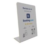 Λευκό NFC Booking Reviews Stand