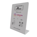 Λευκό NFC Insta Stand με Logo - Image 2