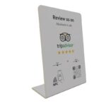 Λευκό NFC Tripadvisor Reviews Stand