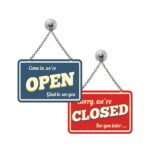 Πινακίδα Ανοιχτό - Κλειστό 5