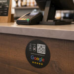 Μαύρο NFC Google Reviews Αυτοκόλλητο